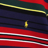 ポロ ラルフローレン ロゴ 刺繍 ボーダー柄 半袖ポロシャツ マルチカラー - NEWSED