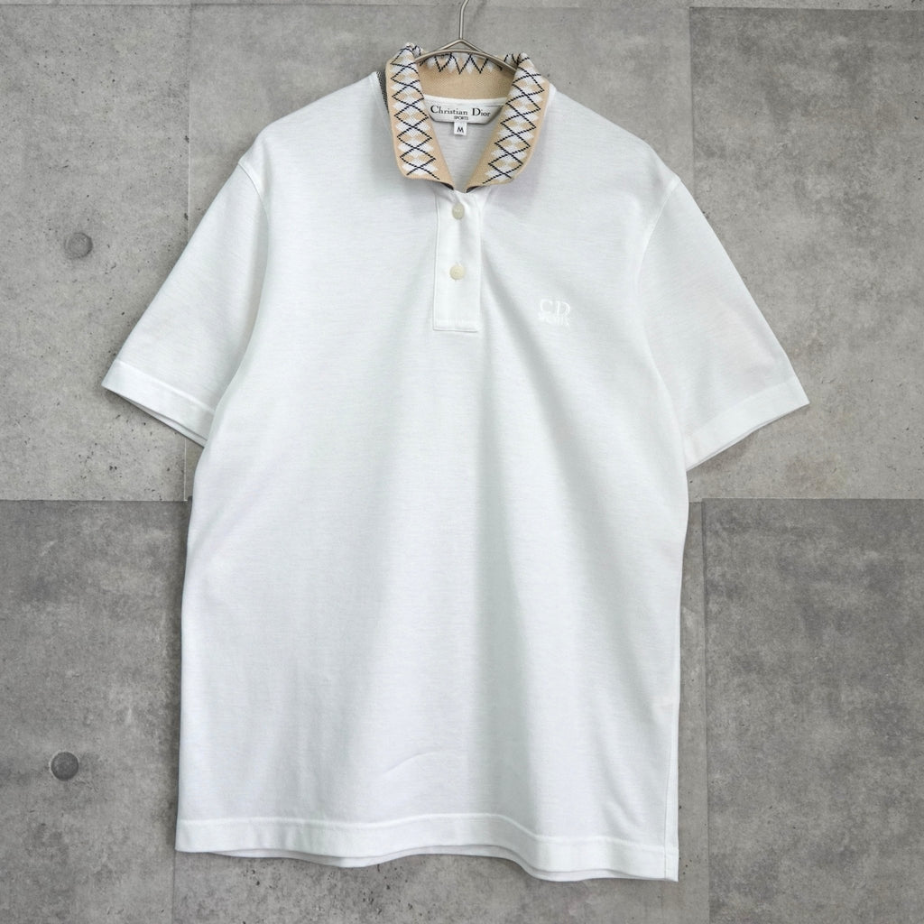 クリスチャンディオール / ポロ ジャケット 黒 胸ロゴ イタリア製 ビンテージ クリスチャンディオール / ポロ ジャケット 黒 胸ロゴ イタリア製