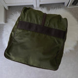 プラダ ポコノ テスート ナイロン ボストンバッグ トライアングルロゴ カーキ - NEWSED