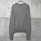 アミパリ アミ パリス ハートロゴ ニット カーディガン グレージュ - NEWSED