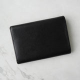 プラダ サフィアーノレザー トライアングルロゴ 三つ折り財布 ブラック - NEWSED