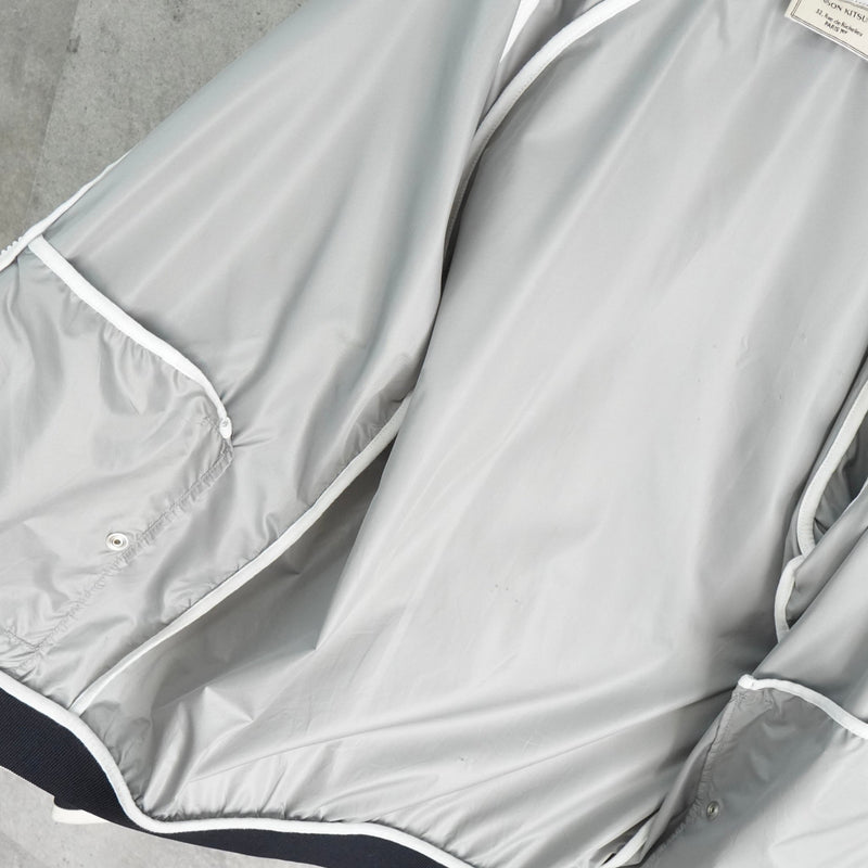 メゾンキツネ スタジャン ブルゾン フォックスロゴ グレー - NEWSED