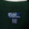 ポロ バイ ラルフローレン ハーフジップ スウェット ロゴ刺繍 ダークグリーン