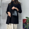 Jil Sander Tangle 小号皮革单肩包（黑色）