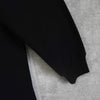 Yves Saint Laurent 复古徽标黑色长袖 Polo 衫