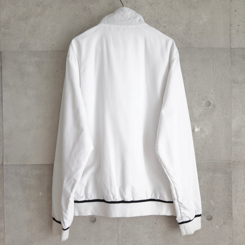 ラコステ スポーツ ナイロンジャケット トラックジャケット ブルゾン ロゴパッチ ホワイト - NEWSED