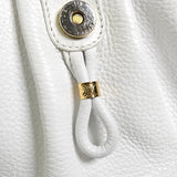 セリーヌ トリオンフ レザー ショルダーバッグ ホワイト - NEWSED