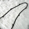 Jil Sander Tangle 中号帆布皮革单肩包 Pochette 象牙色 / 黑色