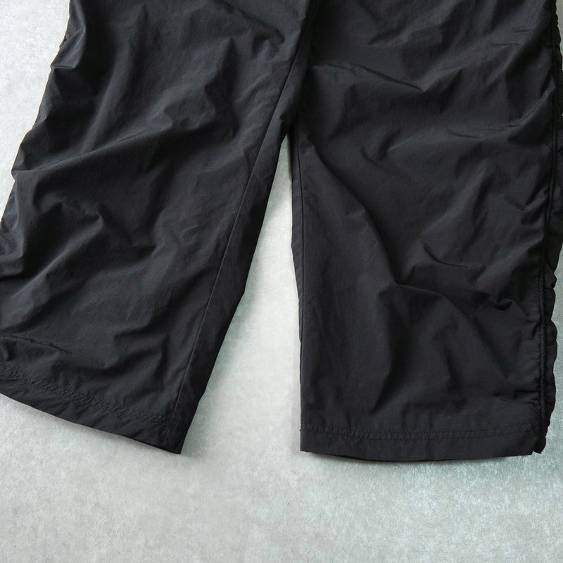 アレキサンダー ワン ロゴ シャーリング ナイロンパンツ トラックパンツ ブラック - NEWSED