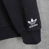黑色阿迪达斯大三叶草标志连帽衫