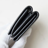 バレンシアガ エブリデイ レザー 三つ折り財布 コンパクトウォレット ブラック - NEWSED