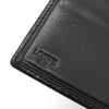 ロエベ アナグラム レザー 二つ折り財布 ブラック