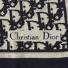 Christian Dior Trotter 真丝围巾 海军蓝/米色