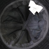 アミパリ アミ パリス ハートロゴ コーデュロイ バケットハット 帽子 ブラック - NEWSED