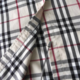 バーバリー ノバチェック 半袖 シャツ ワンピース アイボリー - NEWSED