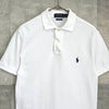 Polo Ralph Lauren 白色徽标刺绣短袖 Polo 衫
