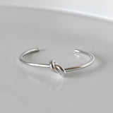 セリーヌ ノット シルバー ブレスレット バングル レディース 箱付き - NEWSED