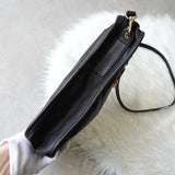 ロエベ アナグラム レザー ショルダーバッグ ポシェット ブラック - NEWSED