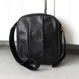 ロエベ アナグラム レザー ショルダーバッグ ポシェット ブラック - NEWSED