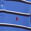 ポロ ラルフローレン ボーダー柄 半袖ポロシャツブルー