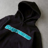 Supreme Pile Logo 黑色连帽衫