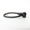 Bottega Veneta 黑色 Intrecciato 皮革手链