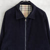 バーバリー ロンドン リバーシブル ブルゾン ノバチェック×コーデュロイ ベージュ/ブラック