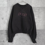 エーイーエーイ ロゴ スウェット フェード チャコールグレー - NEWSED