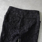 イッセイミヤケ フラワー ナイロン シングル イージー セットアップ ブラック レディース - NEWSED