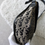 ディオール トロッター ショルダーバッグ キャンバス/レザー ブラック - NEWSED