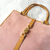 Gucci Jackie Suede/Leather Handbag Pink/Beige