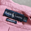 Polo Ralph Lauren 徽标刺绣粉色长袖衬衫