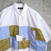 Comme des Garçons Homme 佩斯利拼布短袖衬衫，未使用带标签