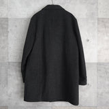 ラコステ ウールコート チェスターコート ストライプ柄裏地 グレー - NEWSED