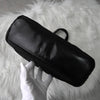 Prada Tessuto / Leather Tote Bag Black