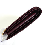 カルティエ マスト レザー 二つ折り財布 ボルドー - NEWSED