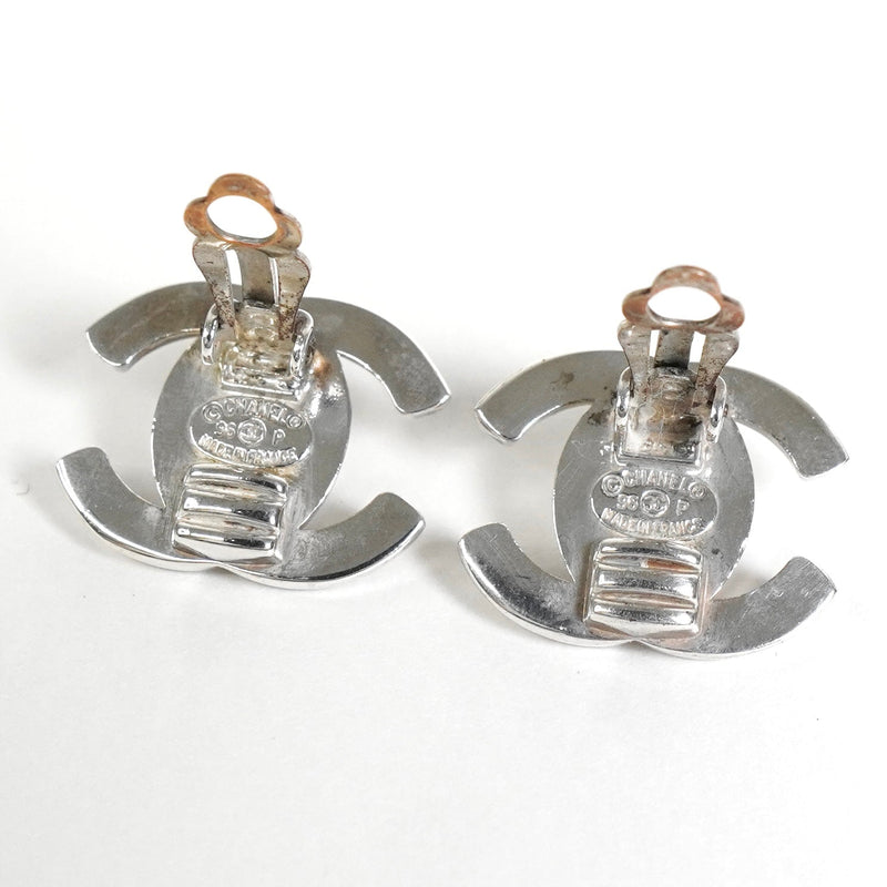 シャネル ココマーク ターンロック イヤリング シルバー - NEWSED