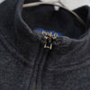 Polo Ralph Lauren 徽标半拉链运动衫 黑色