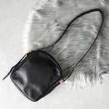 ロエベ アナグラム レザー ショルダーバッグ ポシェット ブラック - NEWSED