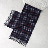 バーバリー マフラー カシミヤ ノバチェック ネイビー - NEWSED