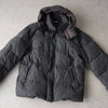 Donna Karan New York 灰色连帽棉服夹克