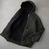 カーハート アクティブジャケット パーカー オリーブ - NEWSED