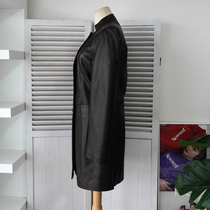 バリー レザーコート ブラック レディース - NEWSED