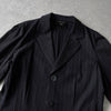 Jean Paul Gaultier Femme 黑色条纹单排扣修身夹克和裙子套装