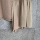 エムエムシックス メゾンマルジェラ ドッキング 半袖トップス ベージュ レディース - NEWSED