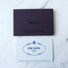 プラダ サフィアーノレザー 二つ折り財布 ブラック