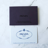 プラダ サフィアーノレザー 二つ折り財布 ブラック - NEWSED