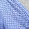 クリスチャン ディオール ヴィンテージ ギンガムチェック 長袖シャツ ロゴ刺繍 ブルー