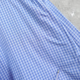クリスチャン ディオール ヴィンテージ ギンガムチェック 長袖シャツ ロゴ刺繍 ブルー - NEWSED