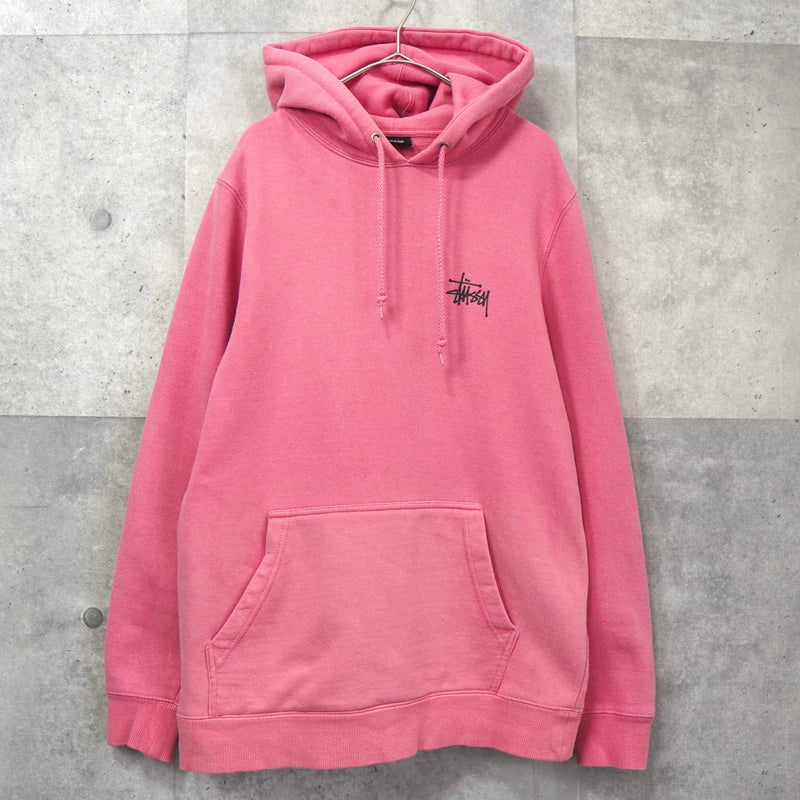 Stüssy logo hoodie in pink | ブランド古着を扱うリユースショップ NEWSED